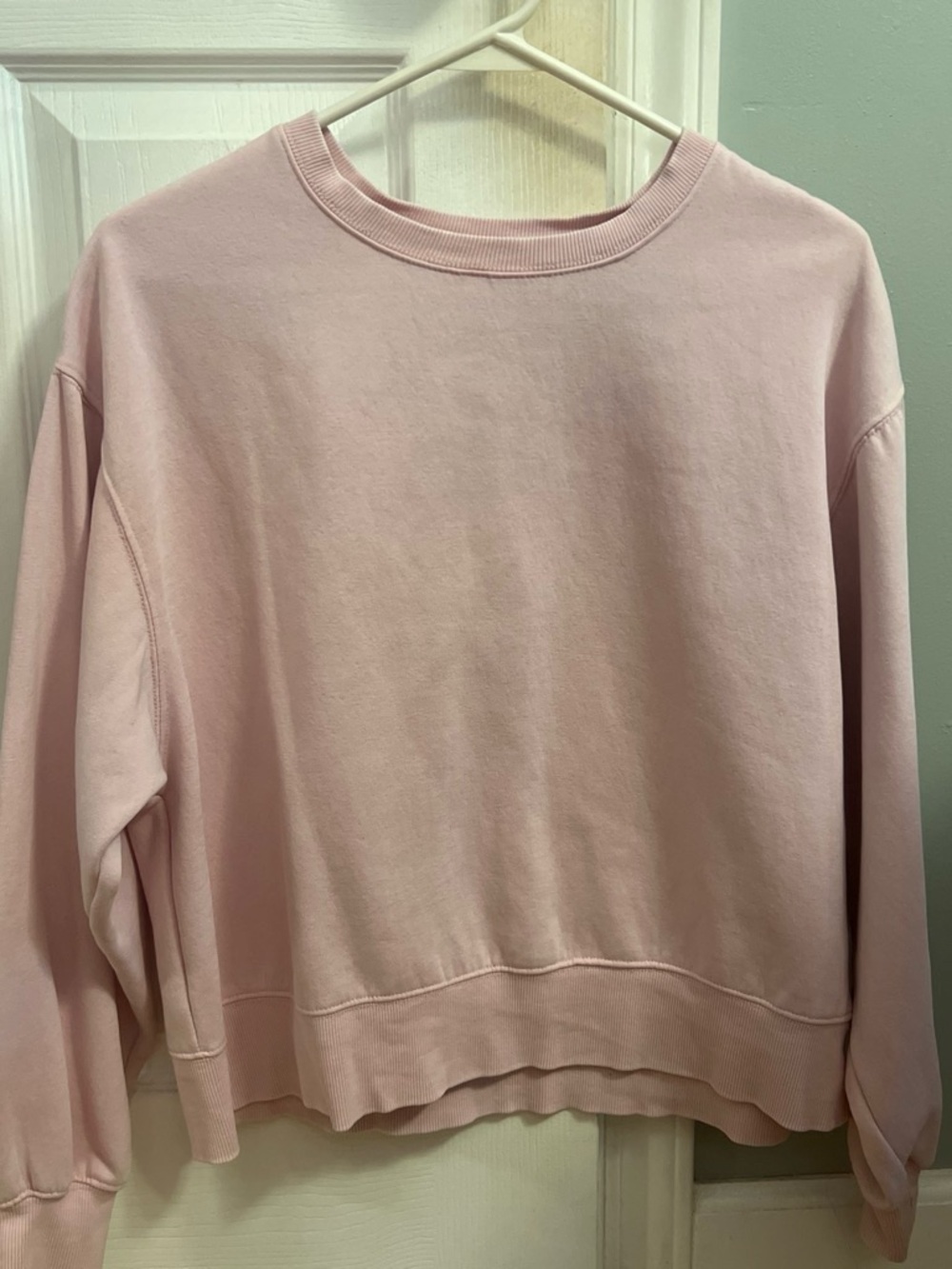 T.J.Maxx Pastel Pink Crewneck Sweatshirt